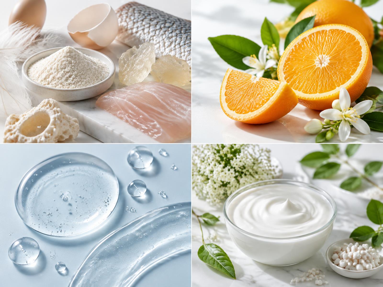 Ingredientes de colágeno
